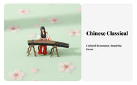 Pipa Player Model Highly Detailed Guzheng Player Model Ancient Chinese Musician Figurine Resin Material for Collectors, Dioramas