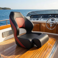 Boat Chair Waterproof High Back Boat Seat Sun Resistant for Captains, Rv Drivers, Boats, Yachts, Rvs