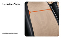 Perforated Car Seat Pad Year-Round Use Automotive Interior Accessory Comfortable Design Breathable for Common Commute