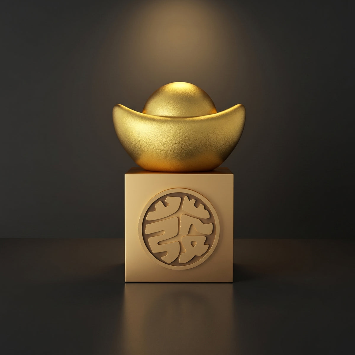 Decorative Ornament with Pedestal Three-Dimensional Pedestal Ornament Freestanding  for Living Room, Entryway
