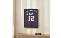 Jersey Display Frame Lockable Jersey Frame with Hanger Display Case with Hanger Anti-Theft Clear for Sports Collectors, Fan Cave