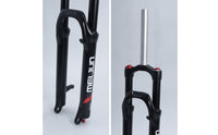 Air Damping Fork Straight Steerer Mountain Bike Front Fork Threadless for Trail Riders