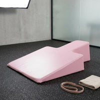 Soft Cushioned Surface Pilates Angled Cushion Contoured Mind-Body Practice Angled Pillow Cutout Section Fitness Gear Training for Home Workout