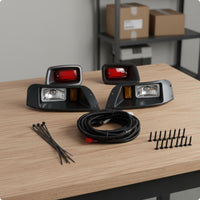 Halogen EZGO Transport Light Kit Easy Installation Golf Vehicle Light Kit for Street Use