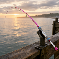 Pink Offshore Boat Fishing Rod for Beginners