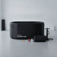 Portable Inflatable Ice Bath Tub Quick Setup Inflatable Cold Plunge Tub Space-Saving Ergonomic for Home