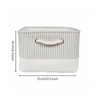 Textile Storage Bin Lightweight Clothes Hamper Easy to Clean