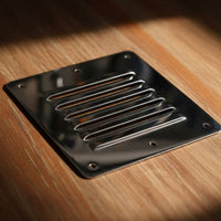 Slotted Louver Grille Marine-Grade Louvered Vent Resistant Hardware for RV Builders, Lockers