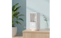 Water-Based Air Chiller with Water Tank Portable Desktop Air Chiller Oscillating Cooling Fan for Office