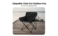Folding Camping Chair Foldable Portable Picnic Chair Compact Folding Camping Stool for Campers, Gardeners, Hiking, Backyard, Gardening