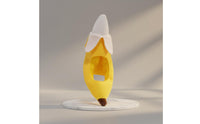 Banana Hat Banana Party Dress Up Hat Universal Fit Stuffed Fruit Headgear for Cosplayers, Halloween, Parties, Photo Booths