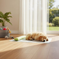 Easy to Clean Dog Cooling Pad with Pillow Promotes Deep Sleep Gel Pet Cooling Bed Waterproof for Dogs, Cats, Summer, Indoor