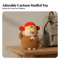 Capybara Stuffed Keychain Cute Design Capybara Backpack Accessory God of Wealth Doll Trinket Soft and Cuddly for Children, Car