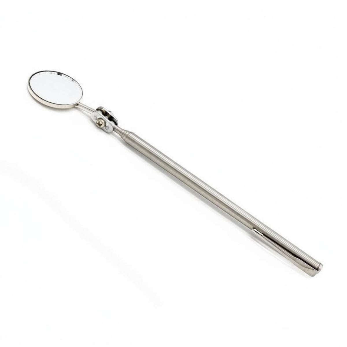 Telescopic Inspection Mirror Stainless Steel Construction 360 Degree Inspection Mirror Pen Fastener Design for Technicians