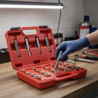 Automotive Oil Drain Plug Repair Kit Metric Oil Pan Thread Repair Kit Universal Tap Set Comprehensive for Mechanics, DIYers, Garage, Workshop, Roadside Repairs