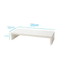 Space Saving Monitor Riser with Drawers Ergonomic Design Laptop Stand with Storage Easy Assembly Office Supply for Dorm Room