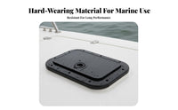 Watertight Seal Rectangular Deck Hatch Waterproof Boat Inspection Hatch Non-Slip Boat Entry Cover Sturdy Design for Yacht Owners