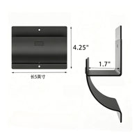 Heavy Duty Ladder Bracket Metal Ladder Hook Long-Lasting Wall Mount Bracket Easy to Install for Workshop
