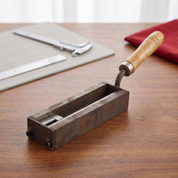 Metal Casting Form with Wooden Handle High Temperature Tool Long-Lasting