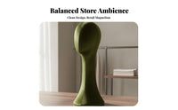 Velvet Mannequin Head Stable Base Flocked Head Form Lightweight for Shop Window