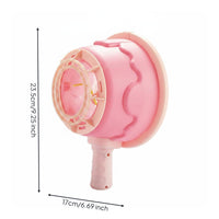 Portable Wind-Powered Bubble Machine Recreation Item for Children