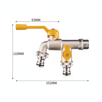 Anti-Freeze Faucet with Quick-Connect Thickened Brass Faucet Leakproof Outdoor Spigot Easy to Install for Homeowners, Garden, Patio