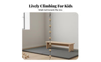 Childrens Indoor Climbing Wall Develops Motor Skills Kindergarten Climbing Board Modular Structured Panel Mounted Playset for Children, Young Children