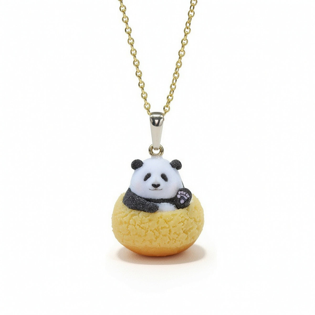 Panda Pendant Necklace Cute Necklace with Panda Pendant Delicate Jewelry for Gifting