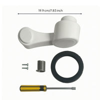Rv Toilet Pedal Flush Replacement Kit Easy to Install Rv Foot-Operated Flush Pedal Replacement Wear-Resistant KitResistant for Campervan