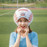 Soft Fabric Head Mask Funny Baseball Mask Cute Cosplay Hat Creative for Photo Photography