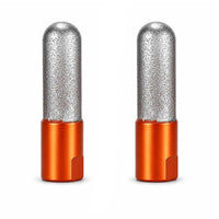 2 Pieces Diamond Grinding Head Precision Diamond Grinding Bit with M10 Thread Abrasive Tool High Wear Resistance Long-Lasting