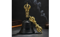 Tibetan Buddhist Meditation bell Dorje Traditional Tibetan Buddhist Bell Decorative for Ceremony, Meditation
