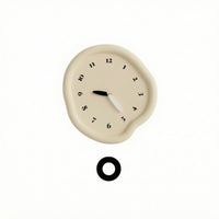 Arabic Numeral Wall Clock Neutral Analog Wall Clock Decorative Easy to Read for Living Room, Bedroom