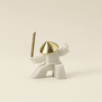 Tabletop Figurine Abstract Fighter Figurine Geometric Statue for Homeowners, Art Collectors, Office, Bookshelf
