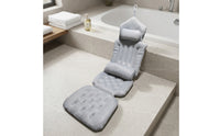 Padded Bathtub Bath Cushion with Hanging Loop Soft Full Body Bath Pillow Non-Slip Skin-Friendly for Home Bathroom