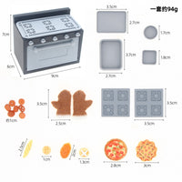 Dollhouse Miniature Simulated Openable Baking Oven BJD Scene Prop