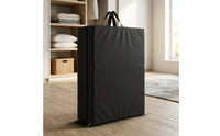 Three-Fold Exercise Mat Waterproof Exercise Mat with Carrying Handles Padded for Gymnasts, Dancers, Home Workouts, Stretching