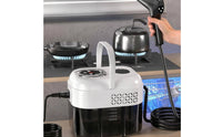 Transparent Water Reservoir Handheld Steam Cleaner Multiple Attachments Portable Steam Cleaner Coiled Hose