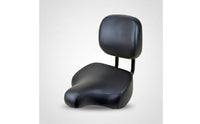 Bike Seat Cushioned Cycle Saddle Wide Cycle Saddle with Back Support for Tricycles