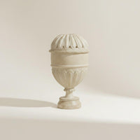 French Style Flower Urn Antiqued Finish Vintage Urn Vase Artistic Accent Piece Tabletop Ornament for Entryway, Restaurant