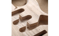 Unfinished Guitar Body Pre-Cut ST Guitar Made-to-Order Body Part for Luthier, Instrumentalists