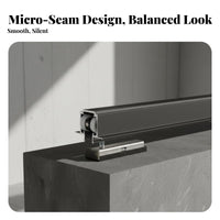Gentle Close Pocket Door System Quick Release Gentle Close Pocket Door Kit Quiet Building Supplies for Homeowners, Closet, Living Room, Lavatory