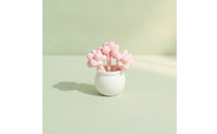 Dollhouse Succulent Tiny Miniature Succulent with Planter Miniature Potted Plants Artificial Ornament Faux for Crafters