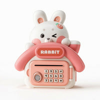 Piggy Bank with Biometric Lock Digital Electronic Piggy Bank Electronic Currency Box with Keypad Automatic Toy Educational