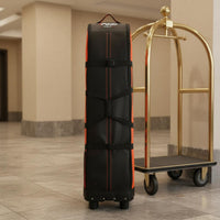 Wheeled Golf Travel Bag Lightweight Golf Club Travel Bag Portable Sports Luggage for Golfers, Airplane, Checked Luggage
