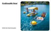 Transparent Watercraft Clear View Design Single-Person Kayak Load Capacity 150kg Paddling Boat for Tourists, Rental Businesses, Resorts, Lakes