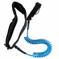 Adjustable Fit SUP Waist Belt Leash 360° Double Swivels Stand up Paddleboard Waist Cord Watersports Gear for Paddleboarders