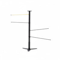 360° Rotating Arms Ball Handling Training Pole Adjustable Height Agility Reaction Pole Stable Base Sports Equipment for Coaches, Driveway