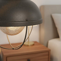 Retro Design Industrial Table Lamp Decorative Industrial Enclosure Lamp Ambient Light Home Lighting Iron Body for Restaurant, Hotel