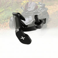 Shifter Lever Featuring Plus Symbol Aluminum Alloy Paddle Shifter Machined Thumb-Control Controller for Riders
